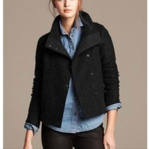 Banana Republic Bouclé Moto Jacket